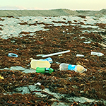 Plastikmüll am Strand